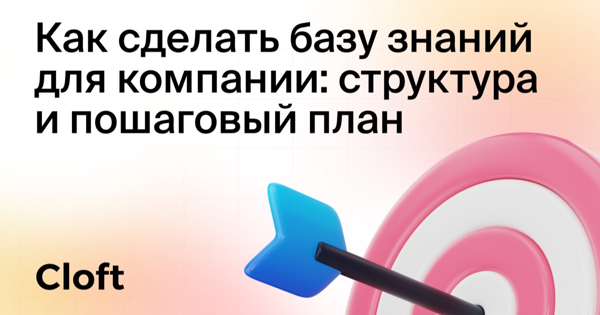 Как сделать базу знаний для компании: структура и пошаговый план