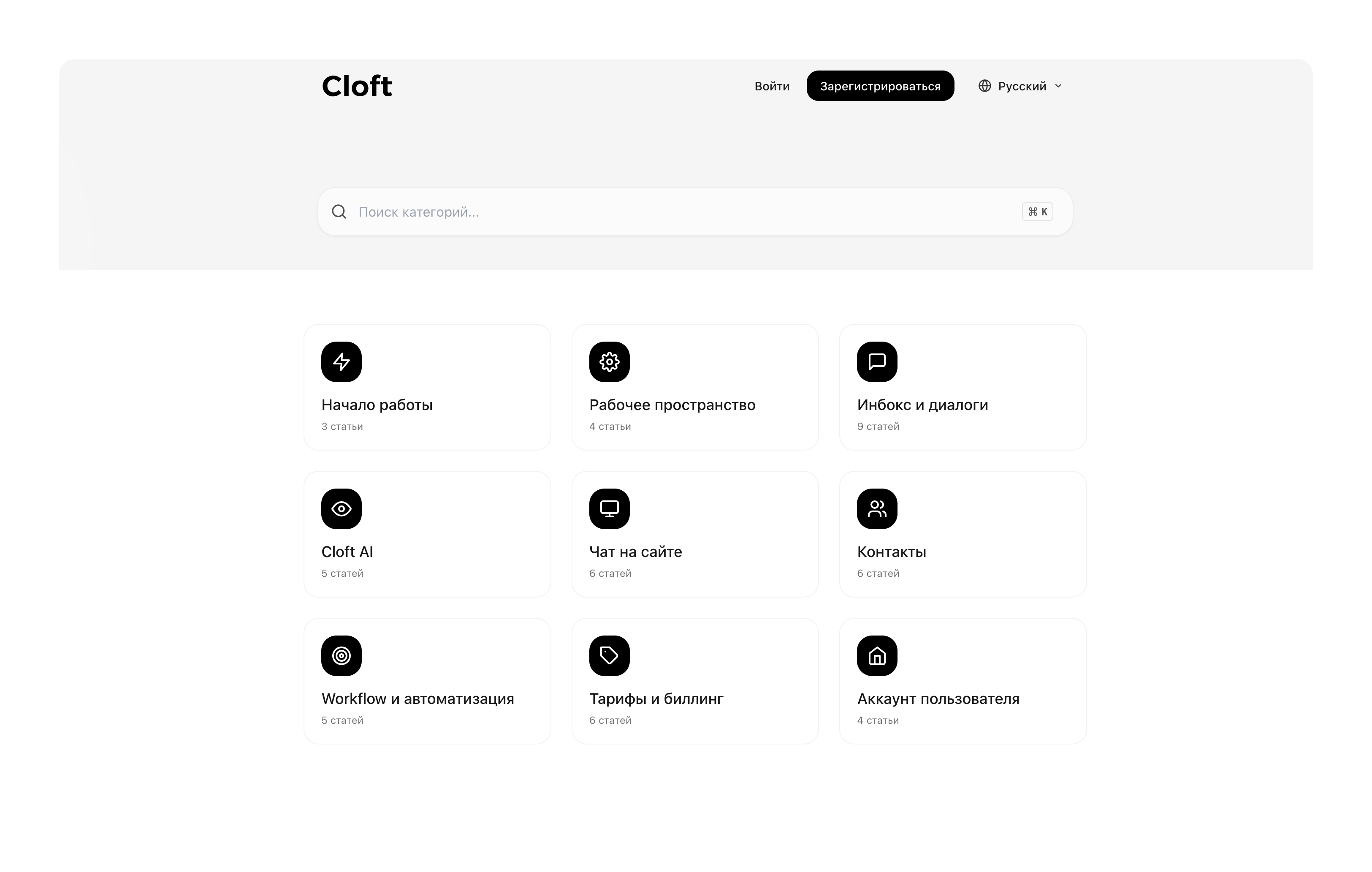 База знаний Cloft